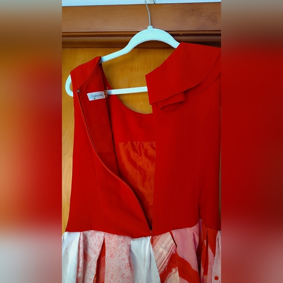 🤍❤️ Calvin Klein RARE FIND |  Lord and Taylor | Romantic Dress–Size 4–NWT ❤️🤍 - Picture 5 of 7